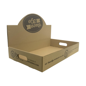 Custom Logo Brown Kraft Packaging Cardboard Catering Catering Takeaway Takeout To Go Food Paper Container