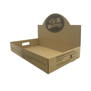Sha Custom Logo Brown Kraft Packaging Cardboard Catering Takeaway Takeout Shawarma To Go Food Paper Container