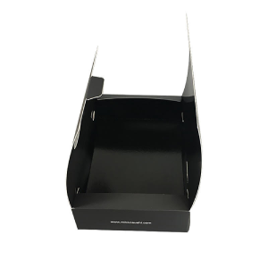 Лого с персонализиран дизайн, отпечатано горещо продавана черна хартиена кутия за суши Кетъринг за вкъщи Сгъваема бяла картонена опаковка Кутия за храна
