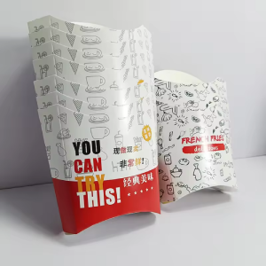 Wholesale Disposable Take Out Fast Food Fried Chicken, Potato Chips, KFC French Fries Takeaway Packaging Box with Custom Logo