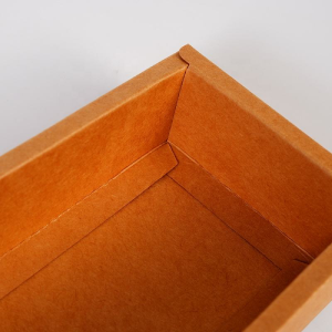 Foldable Kraft Paper Rectangle Cardboard Packaging Custom Slide Food Packaging Cookies Kraft Paper Drawer Box