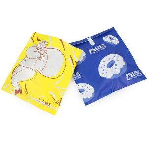 Custom Design Color Logo Content Kraft Paper Packet for Snacks Fried Chicken Handmade Gifts Packaging Envelope Pocket