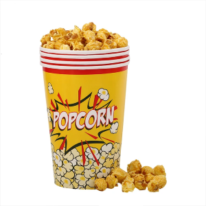 Custom Printed 24-170oz Disposable Recyclable Popcorn Bucket of Quality Popcorn Bucket