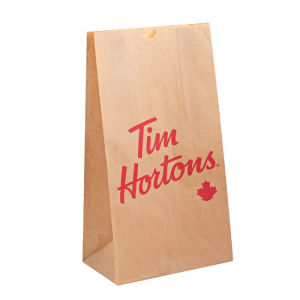 Eco-Friendly Recyclable New Design Take Away Shopping and Gift Packaging SOS Kraft Paper Bag with Logo Printing