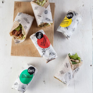 Burrito Wrap Paper Custom Logo Printed Greaseproof Burger Sandwich Wrap Paper Deli Paper Sheet