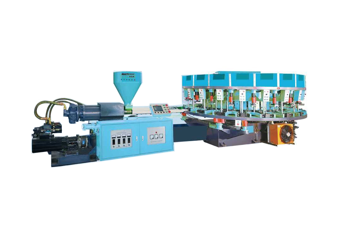 MG-112LA Intelligent Automatic Disc Type Continuous State Shoe Injection Molding Machine