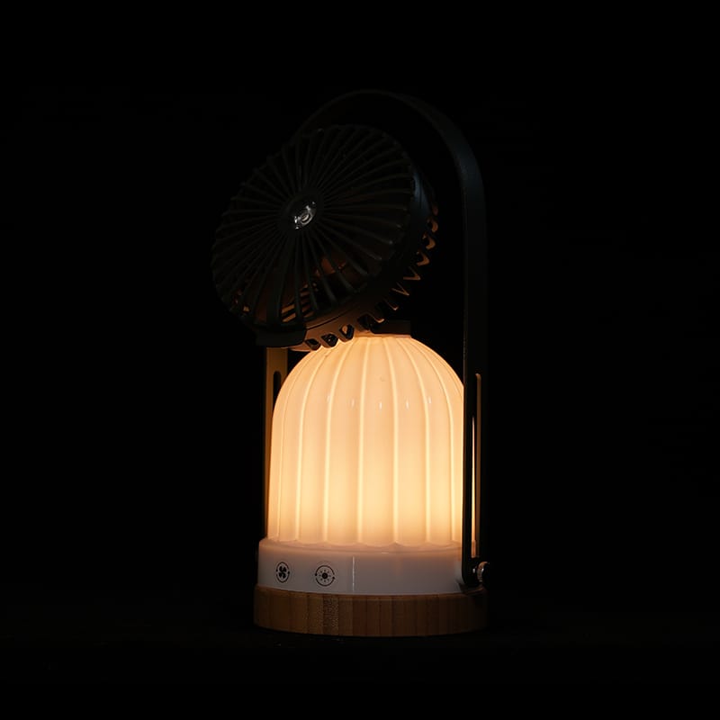 Classical Rechargeable LED Lantern with Fan (1)