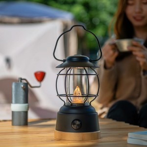 Outdoor living leisure LED light portable waterproof lantern for indoor and outdoor