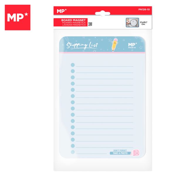 PN126-10 A4 ស្ទីគ័រទូរទឹកកក Message Board Magnetic Soft Whiteboard Planner