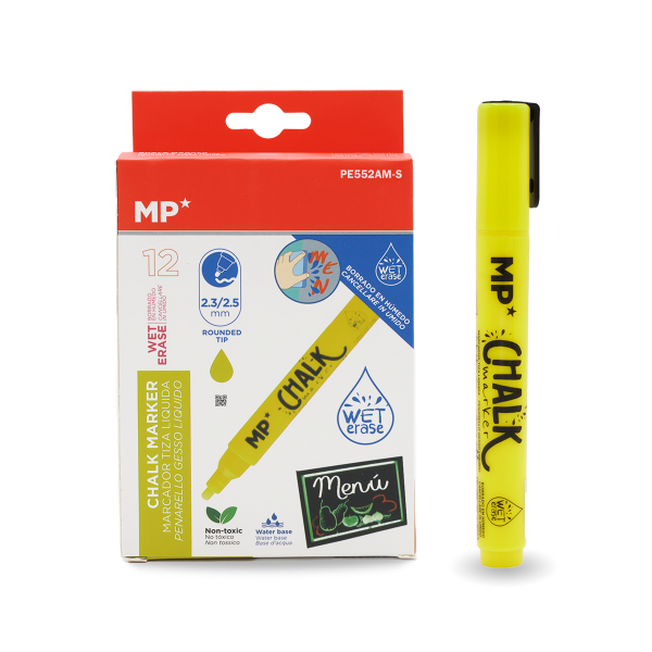 PE552AM-S Chalk Markers Erasable Markers Non-Toxic Marker Set