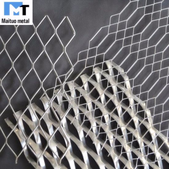 Decorative Aluminium Expanded Mesh with Powder Coating Difference Colors