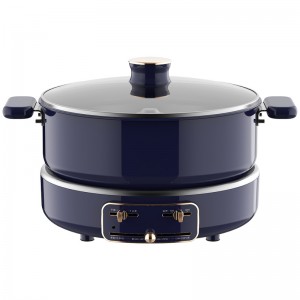 Multi-function Automatic Lifting Hot Pot All-in-one Electric Grill With Non-stick Pan