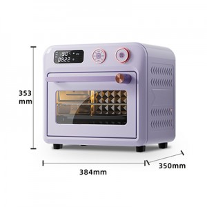 Factory directly China Stainless Steel 25 Liter LED Digital Air Fryer Toaster Oven Afo-01d