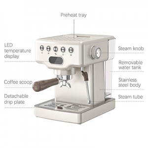2019 Latest Design Dispenser Commercial Coffee Dispenser Electrical 220V Coffee Urn 100cups Commercial Coffee Maker with Hot Water Dispenser with Heating Element for Hotel Kitchen