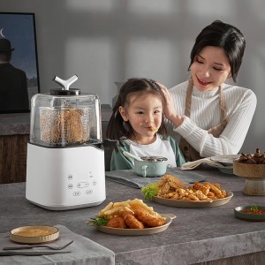 House Kitchen Multi-function Digital Oil free Air fryer cup with baking tray