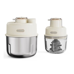 Multi-function Electric Food Processor with Garlic Peeler for Mincing Meat and Chop Vegetable