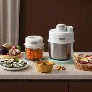 Multi-function Electric Food Processor with Garlic Peeler for Mincing Meat and Chop Vegetable