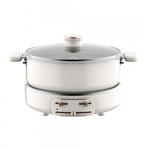 Multi-function Automatic Lifting Hot Pot All-in-one Electric Grill With Non-stick Pan