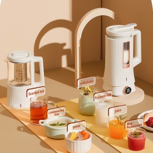 Double-Cup Food Processor Electric Fruit Juicer Blender with Health pot