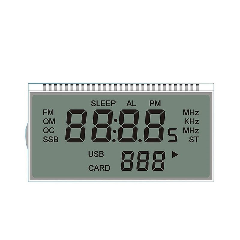 OEM China Dc Ammeter Shunt - Customized LCD/LCM Segment Display for metering – Malio