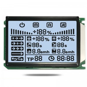 Сегментен LCD дисплей COB модул за електромер