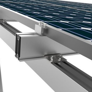 Photovoltaic panel mounting bracket solar clamps