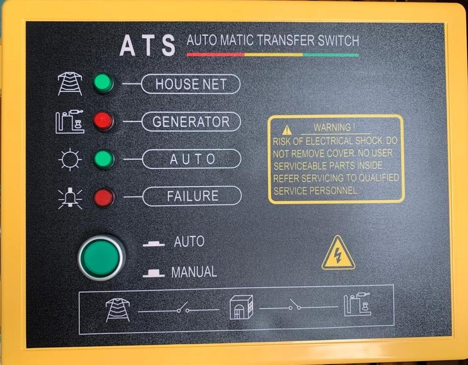 How to use ATS for gasoline or diesel aircooled generator?