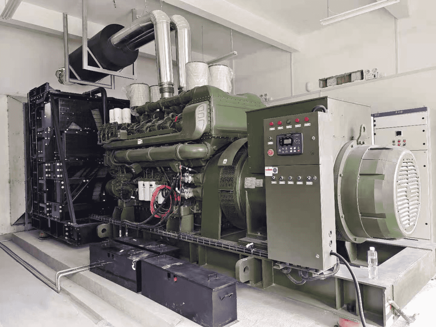 Precautions for installation of exhaust pipe of diesel generator set
