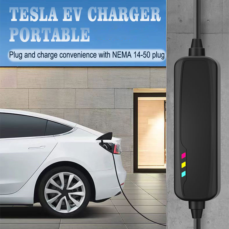 3.5KW 7kw 8.8KW portable NACS Tesla EV Charger
