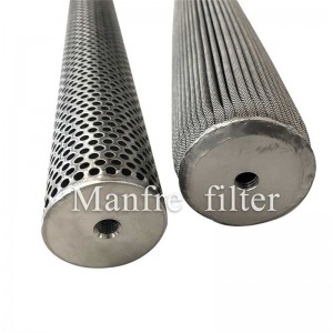 Stainless steel candle filter for polyester yarn production