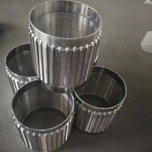 Massive Selection for Sediment Filter - Wedge wire stainless steel mesh filter 25micron water filter screen – Manfre