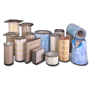 Anti-static filter cartridge for dust collection