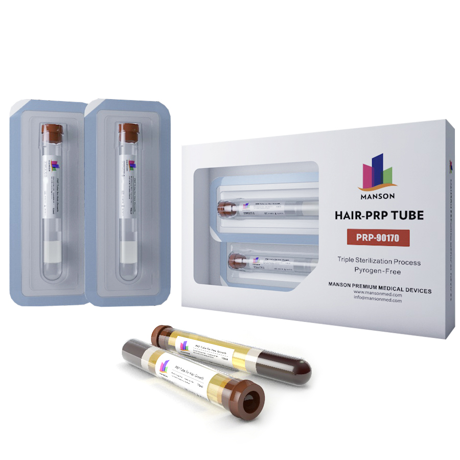 China Prp Tube Kit Price Suppliers –  MANSON Hair PRP Tube 10ml for Hair Growth Treatment  – Manson