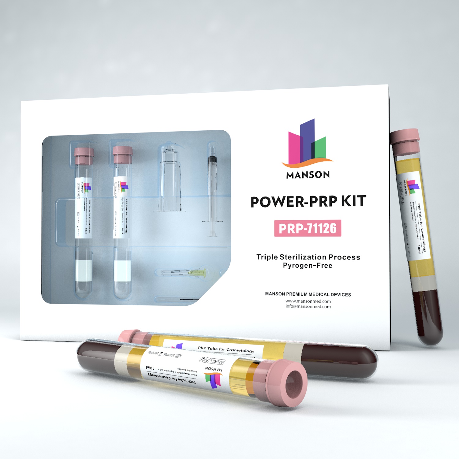 MANSON Activator Power PRP Kit 10ml with Anticoagulant and Gel Featured Image