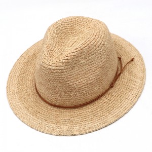 Raffia Straw Panama Hat Sunscreen Beach Travel ...