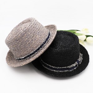 Factory Supply Lady Raffia Straw Hat for Women