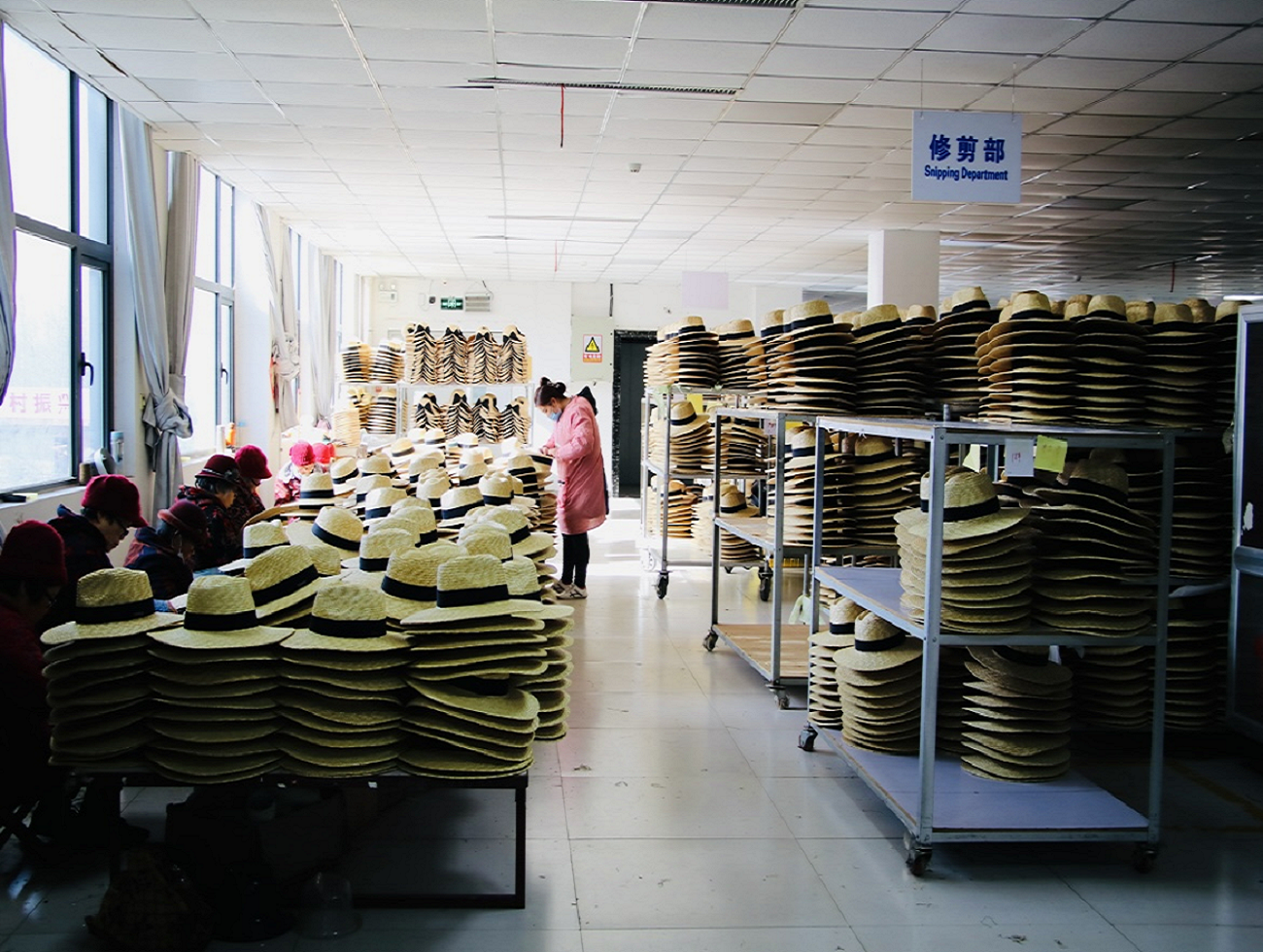Welcome to our Straw Hat Sample Showroom, where fashion meets function.