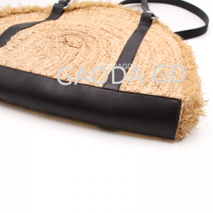 Factory Wholesale Customization Handmade 2023 Raffia Straw Shell Bag For Women