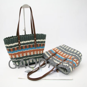 2023 Popular New Trend Women Large Capacity Paper Straw Bag For Holiday