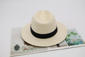 Sabuwar Salon Baƙin Amurkawa Takardar Sinanci Mai kyalli Takardar Jafananci Panama Straw Hat