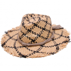 natural raffia straw panama hat