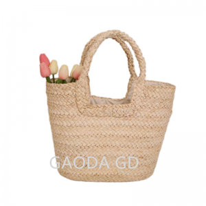 Wholesale Fashion Handbag Design Simple Corn Husk Tote bag for Women
