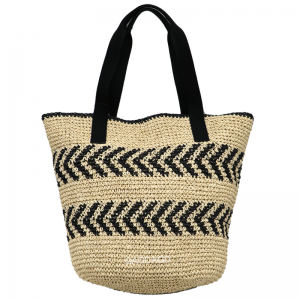 2023 New Customization Handmade High Quality Paper Straw Bag With High Capacity