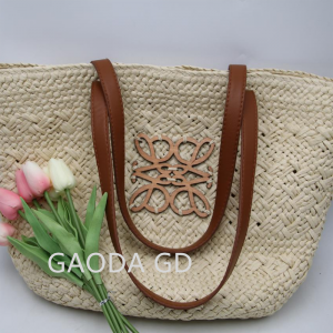 Selling Design Simple big bag Handmade Paper Straw Tote bag for Women