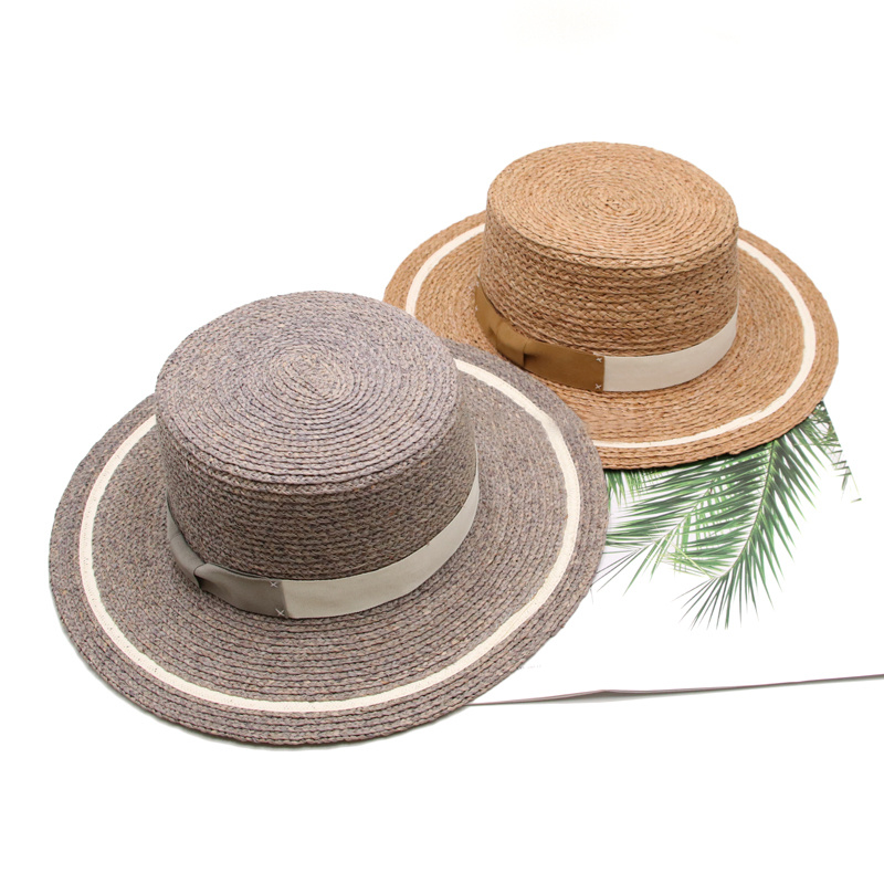 Handmade Raffia Straw Sun Hat For Women & Men Boho Beach Style Trilby Hat  With Wide Brim, Ideal For Summer From Kkgdii, $40.05