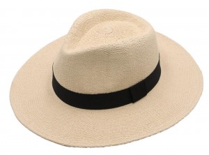 New European American Fashion Machine Made Paper Straw Summer Panama Hat