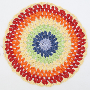 Designer Colorful Paper Crochet table mats Place mats Lunch mat