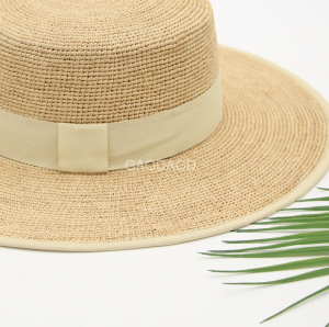 new design raffia straw lady hat