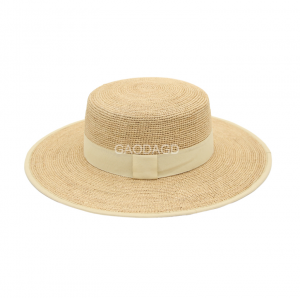 new design raffia straw lady hat