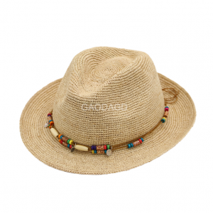 new design fedora raffia straw hat
